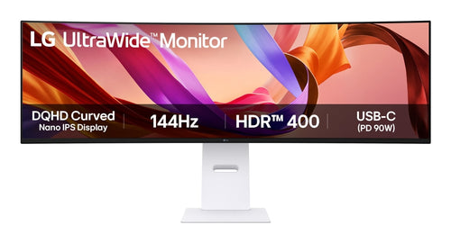 LG 49U950A-W Computerbildschirm 124,5 cm (49") 5120 x 1440 Pixel Dual QHD LED Schwarz, Weiß