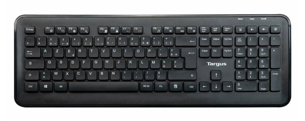 Targus AKM610FR Tastatur Maus enthalten Universal RF Wireless AZERTY Französisch Schwarz