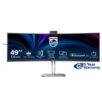 Philips 5000 series 49B2U5900CH/00 Computerbildschirm 124 cm (48.8") 5120 x 1440 Pixel Dual QHD LCD Schwarz