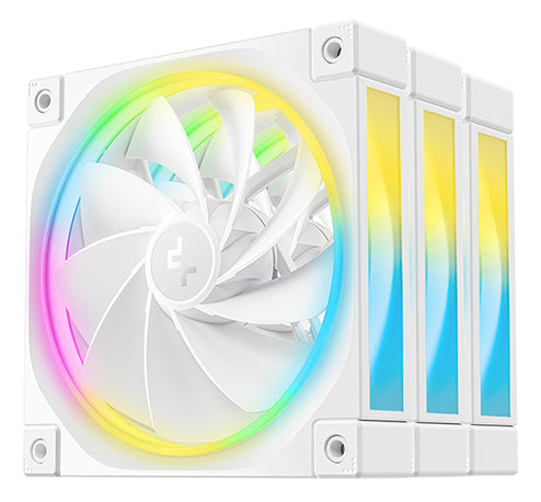 DeepCool FL12R WH-3 IN 1 Ventola per case per computer 12 cm Bianco 3 pezzo/i