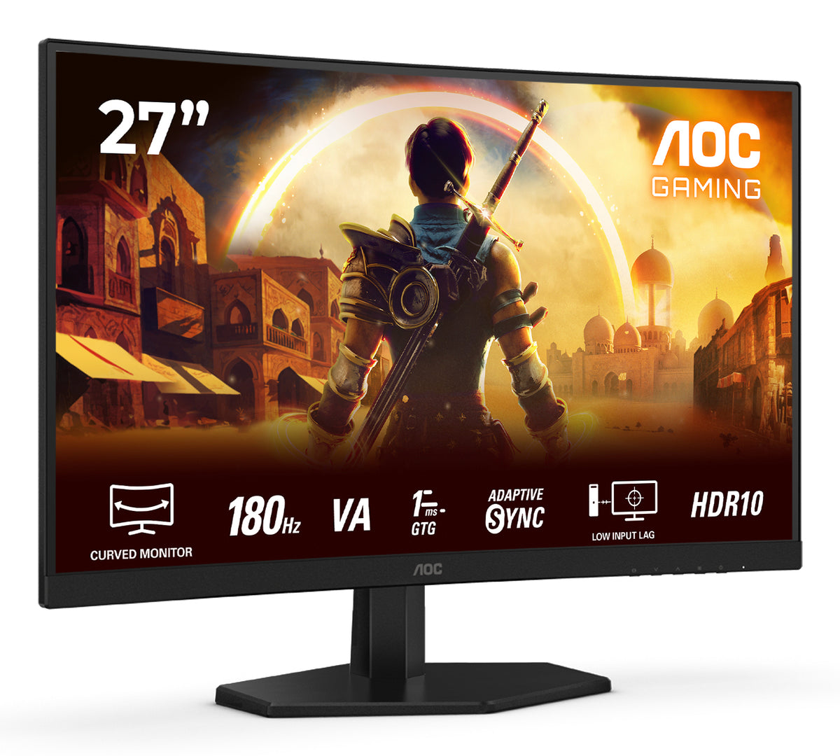 AOC G4 C27G42E Computerbildschirm 68,6 cm (27") 1920 x 1080 Pixel Full HD LED Schwarz, Rot