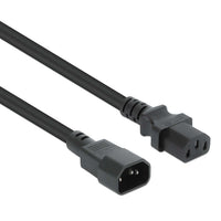 Manhattan 352680 Stromkabel Schwarz 5 m C13-Koppler C14-Koppler