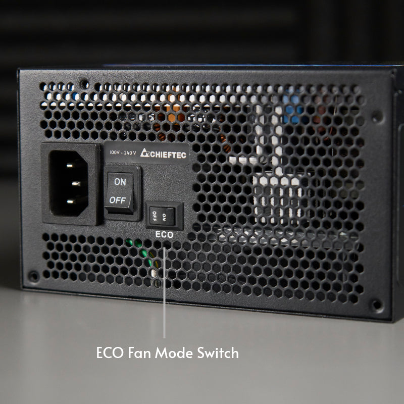 Chieftec Atmos Netzteil 850 W 20+4 pin ATX ATX Schwarz