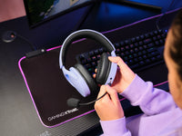 Trust GXT 491P FAYZO Kopfhörer Verkabelt & Kabellos Kopfband Gaming USB Typ-A Bluetooth Schwarz, Violett