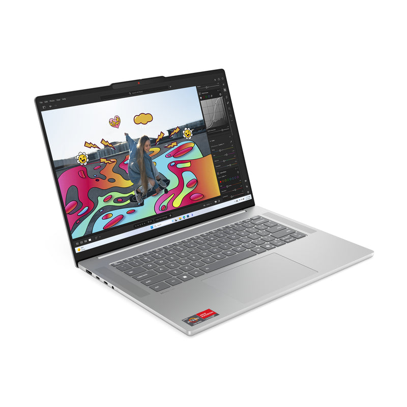 Lenovo IdeaPad Slim 5 15ARP10 AMD Ryzen™ 7 7735HS Laptop 38,4 cm (15.1") WQXGA 16 GB LPDDR5x-SDRAM 512 GB SSD Wi-Fi 6 (802.11ax) Windows 11 Home Deutsch Grau