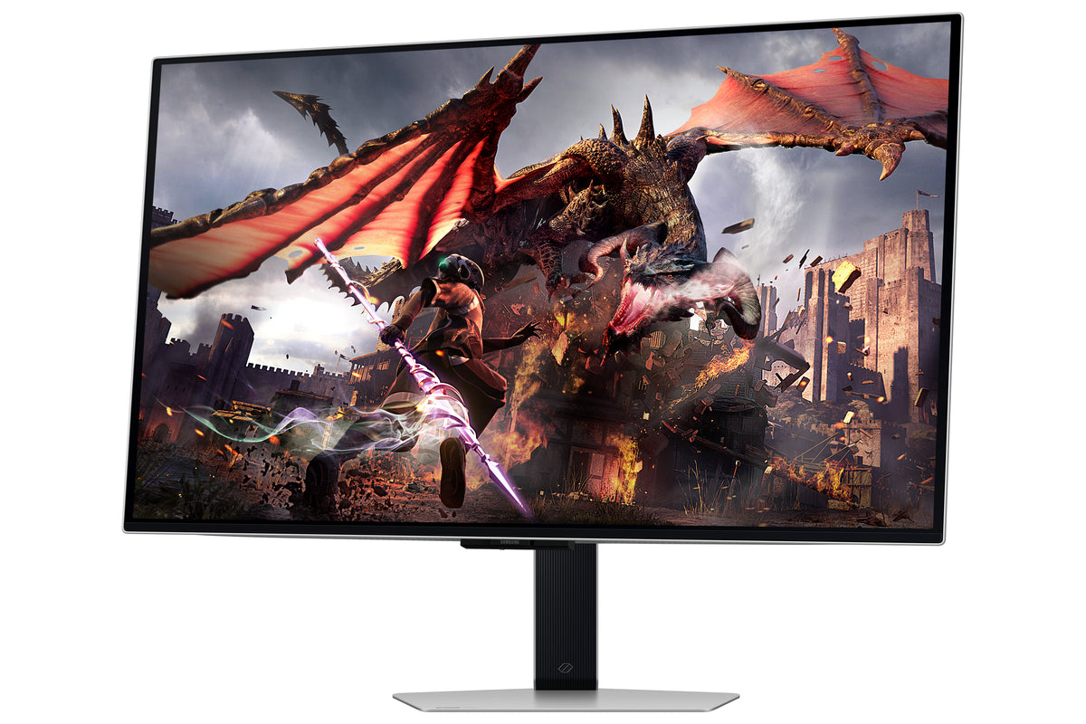 Samsung G80SD Computerbildschirm 81,3 cm (32") 3840 x 2160 Pixel 4K Ultra HD OLED Silber