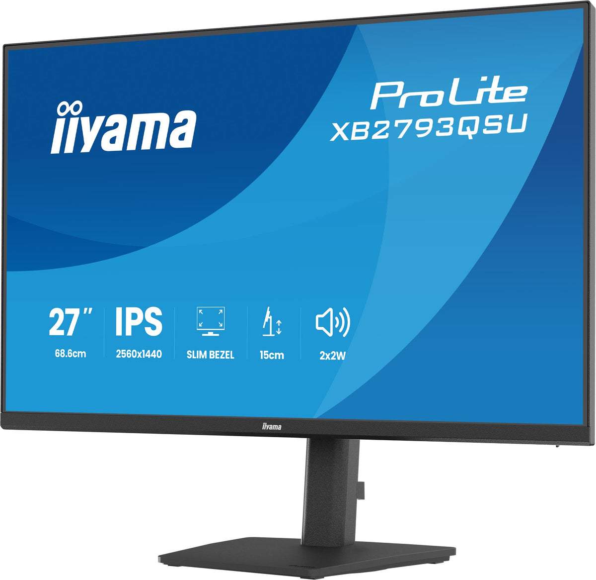 iiyama ProLite XB2793QSU-B1 Computerbildschirm 68,6 cm (27") 2560 x 1440 Pixel Quad HD LED Schwarz