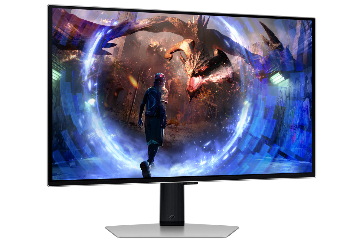 Samsung G60SD Computerbildschirm 68,6 cm (27") 2560 x 1440 Pixel Quad HD OLED Silber