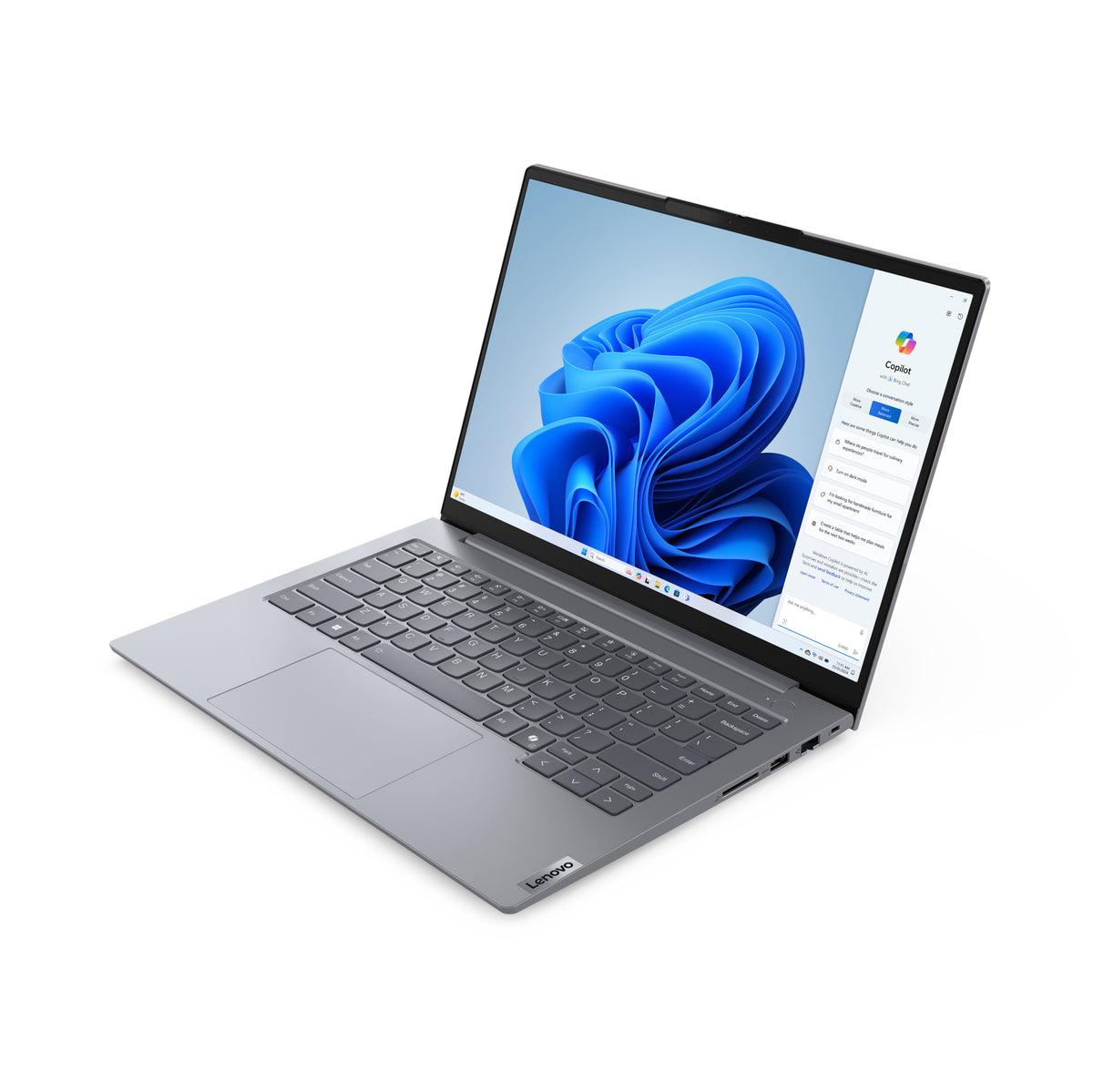 Lenovo ThinkBook 14 G7 ARP AMD Ryzen™ 5 7535HS Laptop 35,6 cm (14") WUXGA 32 GB DDR5-SDRAM 512 GB SSD Wi-Fi 6E (802.11ax) Windows 11 Pro Deutsch Grau