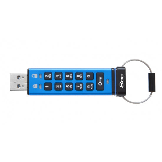 Kingston Technology DataTraveler 2000 8GB USB-Stick USB Typ-A 3.2 Gen 1 (3.1 Gen 1) Blau