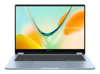ASUS Vivobook S14 Flip TP5408QA-U2114W Copilot+ PC Snapdragon X1-26-100 Hybrid (2-in-1) 35,6 cm (14") Touchscreen WUXGA 16 GB LPDDR5x-SDRAM 512 GB SSD Wi-Fi 6E (802.11ax) Windows 11 Home Blau