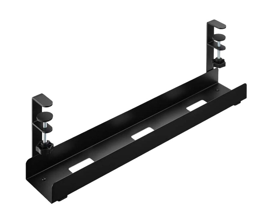 ICY BOX IB-EWA101B-CM, Kabelmanagementlösung für Schreibtisch, ohne Bohren
