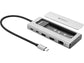 Sandberg 136-82 laptop-dockingstation & portreplikator Kabelgebunden USB 3.2 Gen 2 (3.1 Gen 2) Type-C Grau