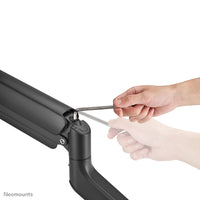 Neomounts DS70PLUS-450BL1 Monitorarm 17-49" - Gasfeder - Topfix - 180°-Stopp