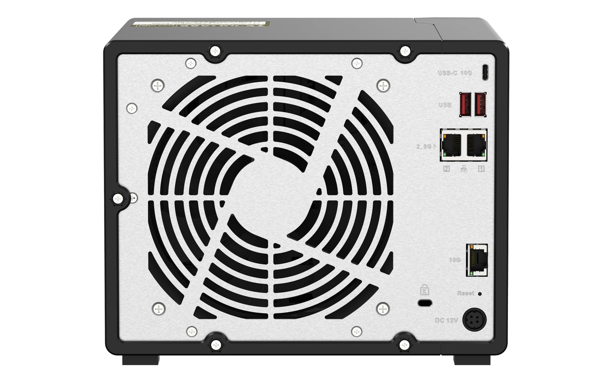 QNAP TS-H973AX NAS Tower Ryzen Embedded V1500B 32 GB DDR4 0 TB QuTS hero Schwarz