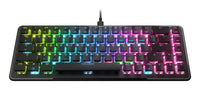 Turtle Beach Vulcan II Mini – 65 % optisch-mechanische Gaming-Tastatur mit anpassbarer RGB-Beleuchtung, Tastenduplikator-Technologie, Aluminiumplatte, Schwarz