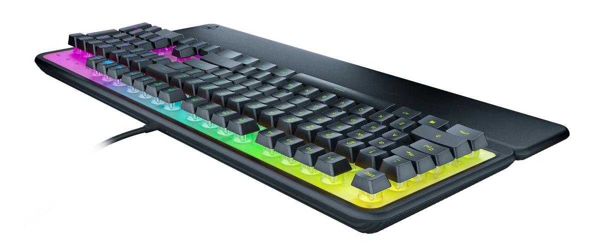 Turtle Beach Magma - Membrane RGB Gaming Keyboard mit Membrantasten, Advanced Anti-Ghosting, Easy-Shift Technologie, RGB-Beleuchtung, abnehmbare Handballenauflage