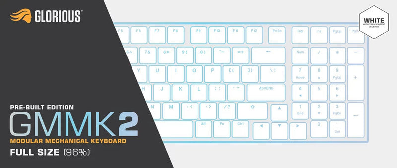 Glorious Gaming GMMK 2 Tastatur USB US Englisch Weiß