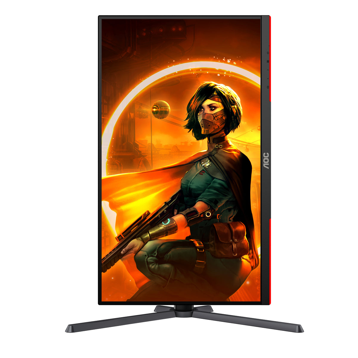 AOC G3 Q27G3XMN/BK Computerbildschirm 68,6 cm (27") 2560 x 1440 Pixel 2K Ultra HD LED Schwarz, Rot