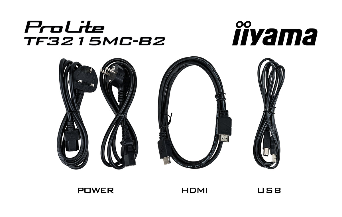 iiyama ProLite TF3215MC-B2 Computerbildschirm 80 cm (31.5") 1920 x 1080 Pixel Full HD LED Touchscreen Kiosk Schwarz