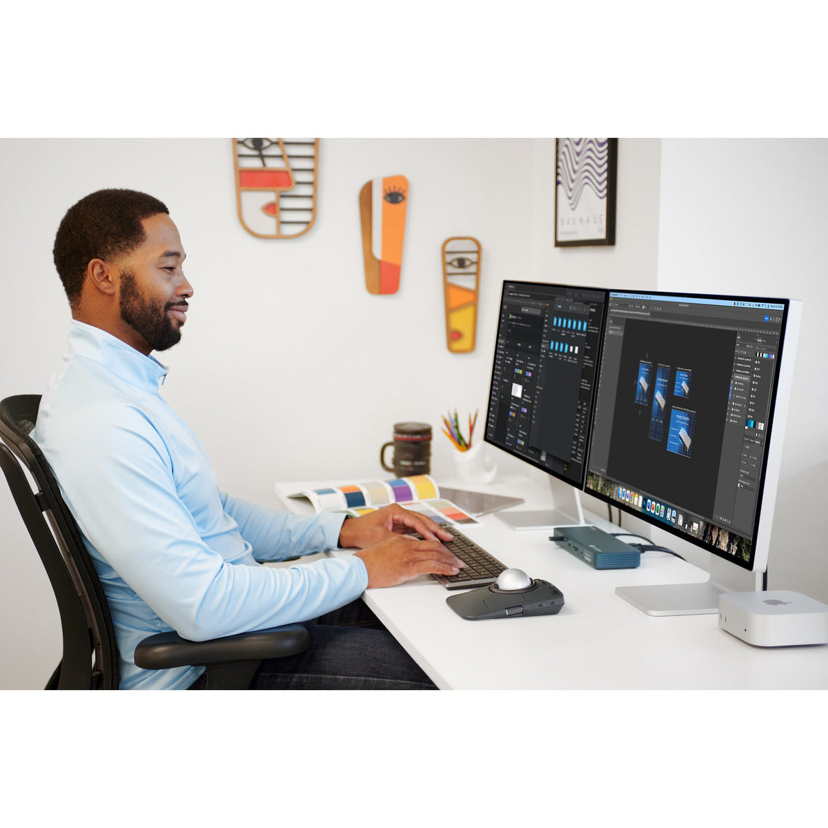 Kensington KB535 EQ Tastatur RF Wireless + Bluetooth Grau