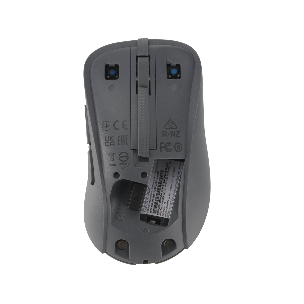 ASUS Wireless Mouse MD102 Maus Universal rechts RF Wireless + Bluetooth Optisch 1600 DPI