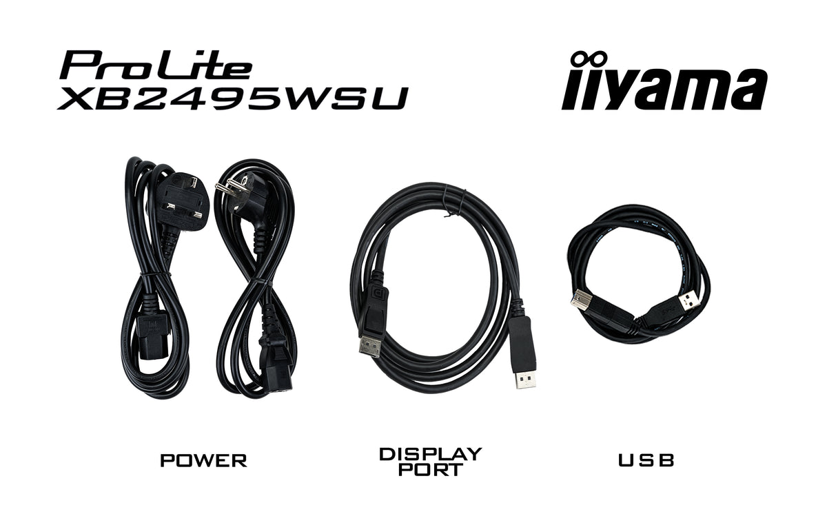 iiyama ProLite XB2495WSU-B1 Computerbildschirm 61,2 cm (24.1") 1920 x 1200 Pixel WUXGA LCD Schwarz