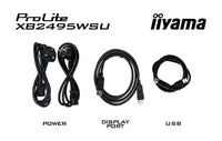 iiyama ProLite XB2495WSU-B1 Computerbildschirm 61,2 cm (24.1") 1920 x 1200 Pixel WUXGA LCD Schwarz