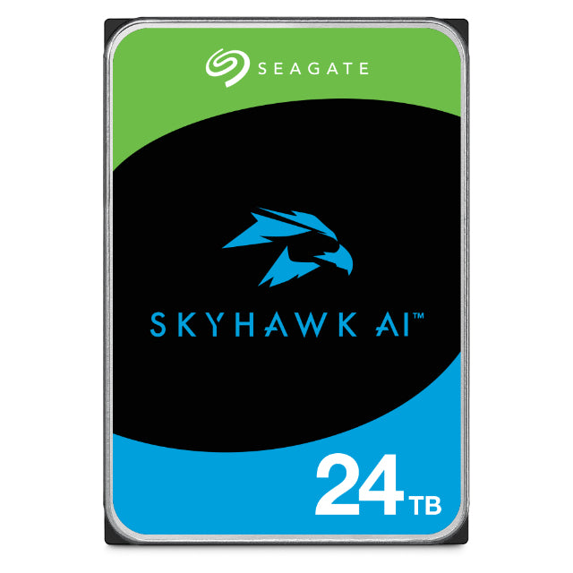 Seagate SkyHawk AI Interne Festplatte 24 TB 7200 RPM 512 MB 3.5" Serial ATA III