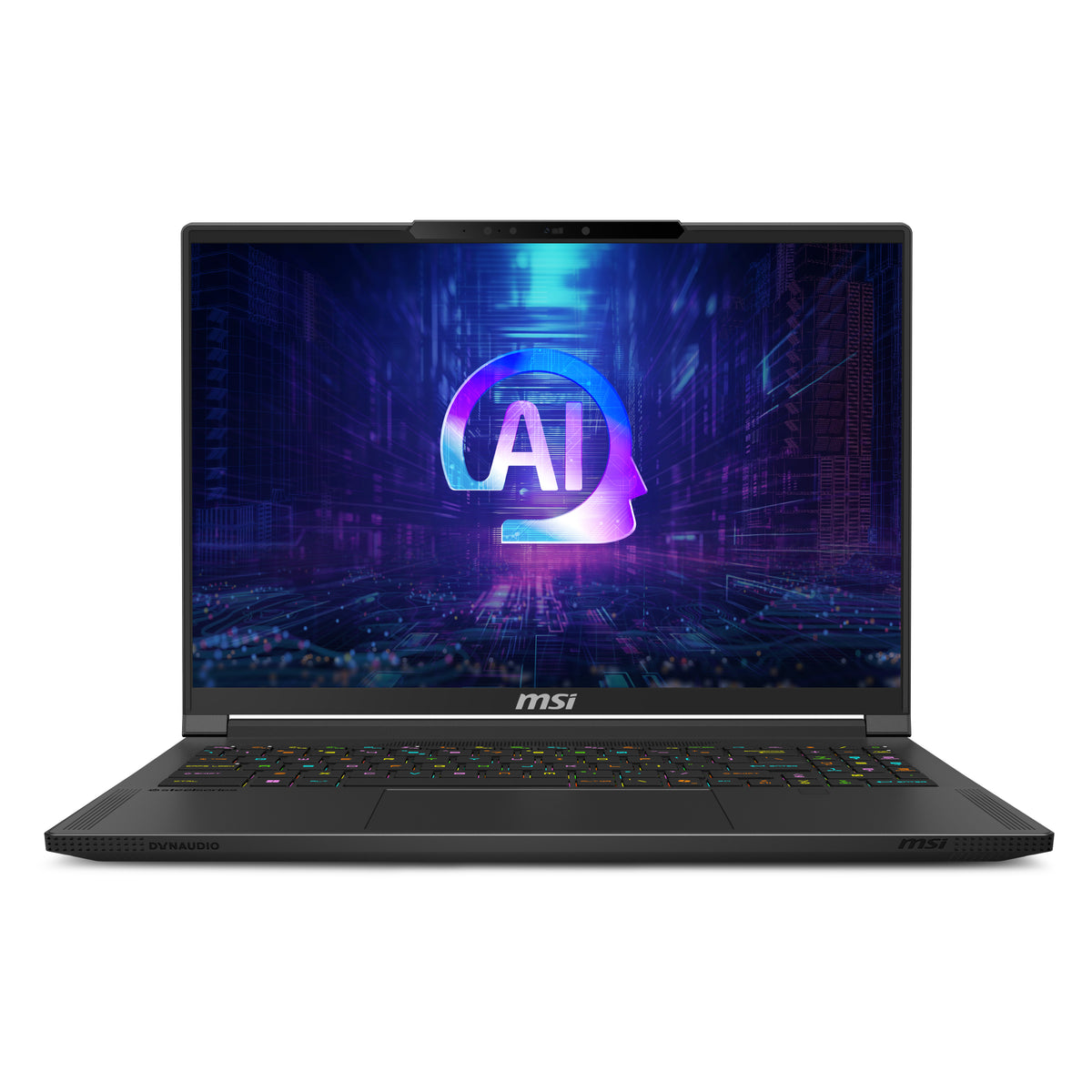 MSI Stealth A16 AI+A3XWHG NVIDIA GeForce AMD Ryzen AI 9 HX 370 Laptop 40,6 cm (16") Quad HD+ 32 GB LPDDR5x-SDRAM 2 TB SSD NVIDIA GeForce RTX 5070 Ti Wi-Fi 7 (802.11be) Windows 11 Home Schwarz