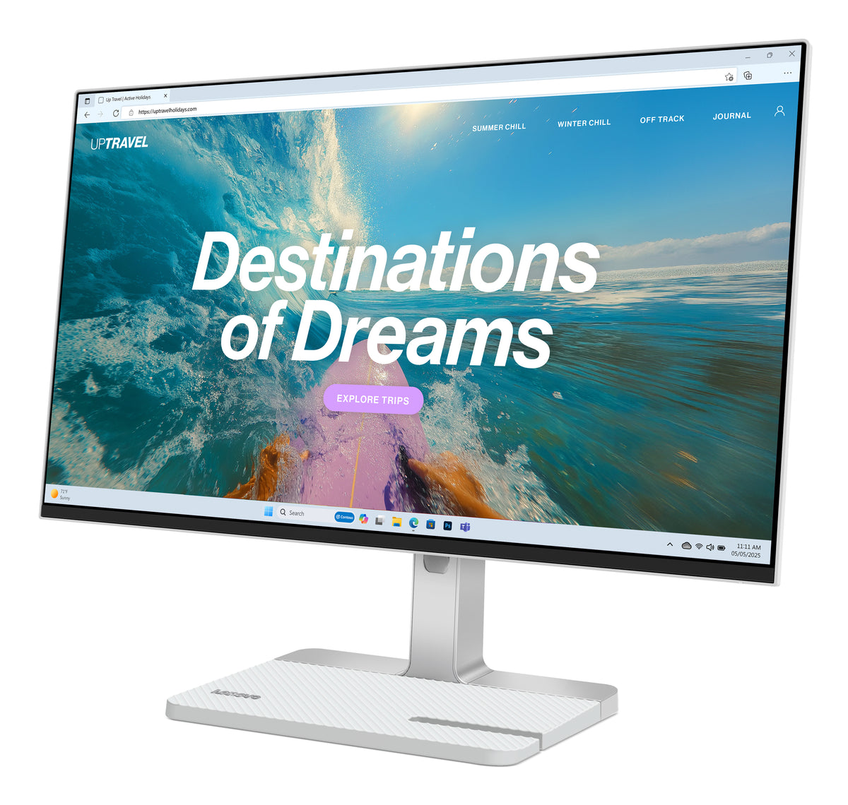 Lenovo L24D-4C Computerbildschirm 60,5 cm (23.8") 1920 x 1080 Pixel Full HD LCD Grau