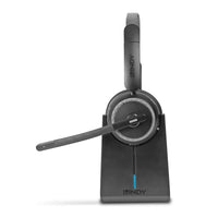 Lindy L118 Kopfhörer Kabellos Kopfband Büro/Callcenter USB Typ-C Bluetooth Ladestation Schwarz