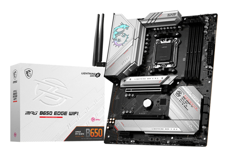 MSI MPG B650 EDGE WIFI Motherboard AMD B650 Sockel AM5 ATX