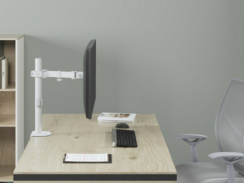 Equip 17"-32" Bewegliche Monitor/LCD-Tischhalterung, Weiß