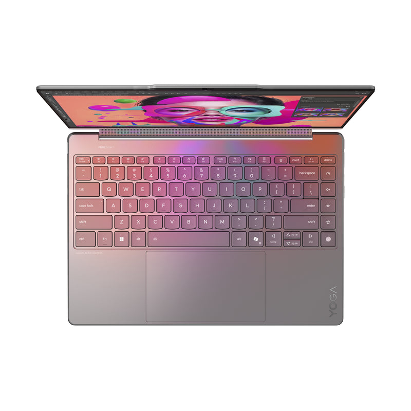 Lenovo Yoga 9 2-in-1 14ILL10 Copilot+ PC Intel Core Ultra 7 258V Hybrid (2-in-1) 35,6 cm (14") Touchscreen WQUXGA 32 GB LPDDR5x-SDRAM 1 TB SSD Wi-Fi 7 (802.11be) Windows 11 Home Deutsch Grau