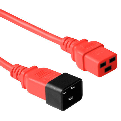 Cavo di alimentazione ACT C19 - C20 rosso 1,8 m