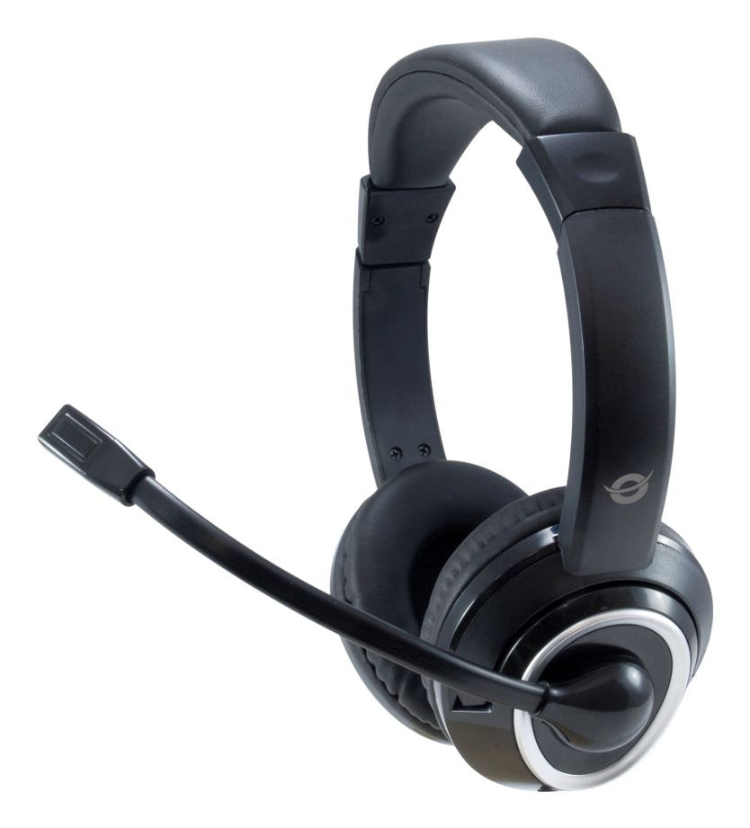 Conceptronic POLONA02B Kopfhörer & Headset Kabelgebunden Kopfband Gaming Schwarz