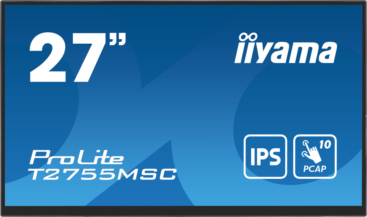 iiyama ProLite T2755MSC-B1 Computerbildschirm 68,6 cm (27") 1920 x 1080 Pixel Full HD LED Touchscreen Tisch Schwarz