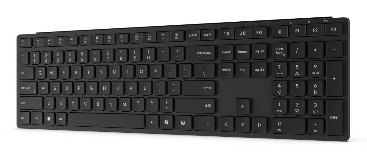 Lenovo 4Y41S04673 Tastatur Heimbüro RF Wireless + Bluetooth Deutsch Schwarz