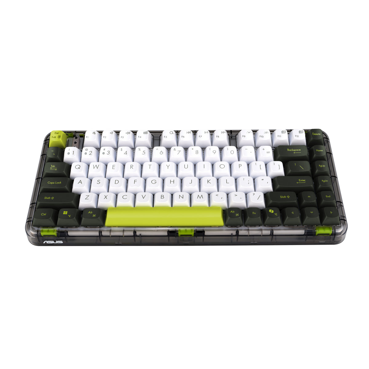 ASUS Jelly75 KD201 KEYBOARD/VT-GN/GE/83 Tastatur Universal USB + RF Wireless + Bluetooth Mehrfarbig
