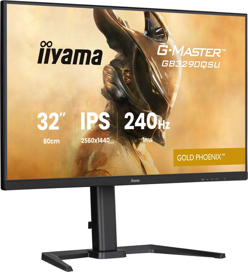 iiyama G-MASTER GB3290QSU-B1 Computerbildschirm 80 cm (31.5") 2560 x 1440 Pixel Quad HD LED Schwarz