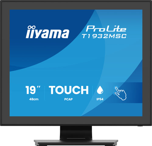 iiyama ProLite T1932MSC-B2S Computerbildschirm 48,3 cm (19") 1280 x 1024 Pixel SXGA LED Touchscreen Schwarz