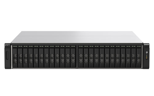 QNAP TS-h2490FU NAS Rack (2U) EPYC 7232P 64 GB DDR4 0 TB QuTS hero Schwarz, Grau