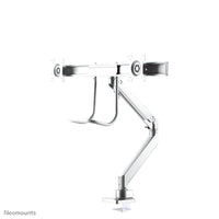 Neomounts NM-D775DXWHITE Monitorarm 10-32" - Gasfeder - Topfix - 180°-Stopp