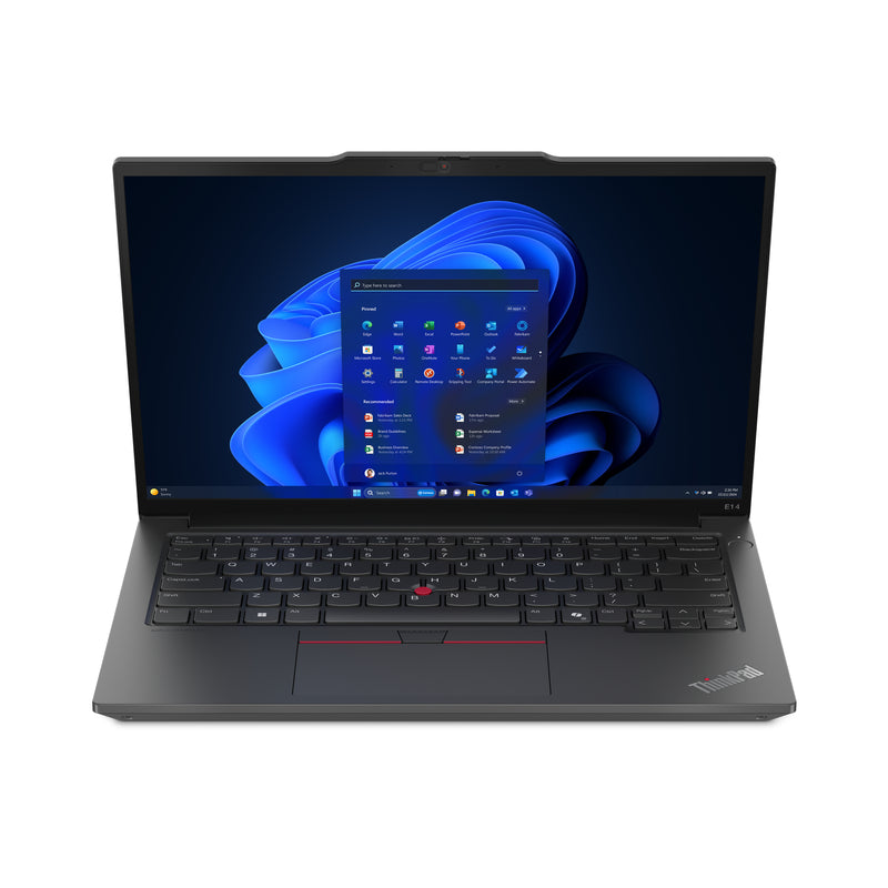Lenovo ThinkPad E14 Gen 6 (AMD) AMD Ryzen™ 5 7535HS Laptop 35,6 cm (14") WUXGA 16 GB DDR5-SDRAM 512 GB SSD Wi-Fi 6E (802.11ax) Windows 11 Pro Deutsch Schwarz