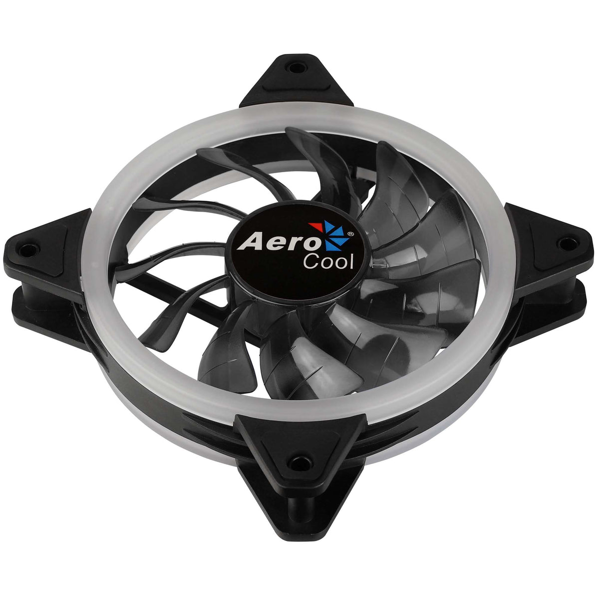 Aerocool Rev RGB Computergehäuse Ventilator 12 cm Schwarz