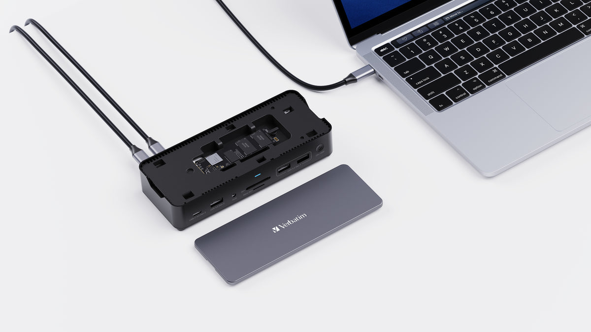 Verbatim CDS-15S Kabelgebunden USB 3.2 Gen 1 (3.1 Gen 1) Type-C Schwarz, Grau