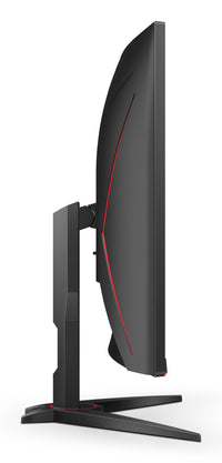 AOC G2 CQ32G2SE/BK Computerbildschirm 80 cm (31.5") 2560 x 1440 Pixel 2K Ultra HD LED Schwarz, Rot