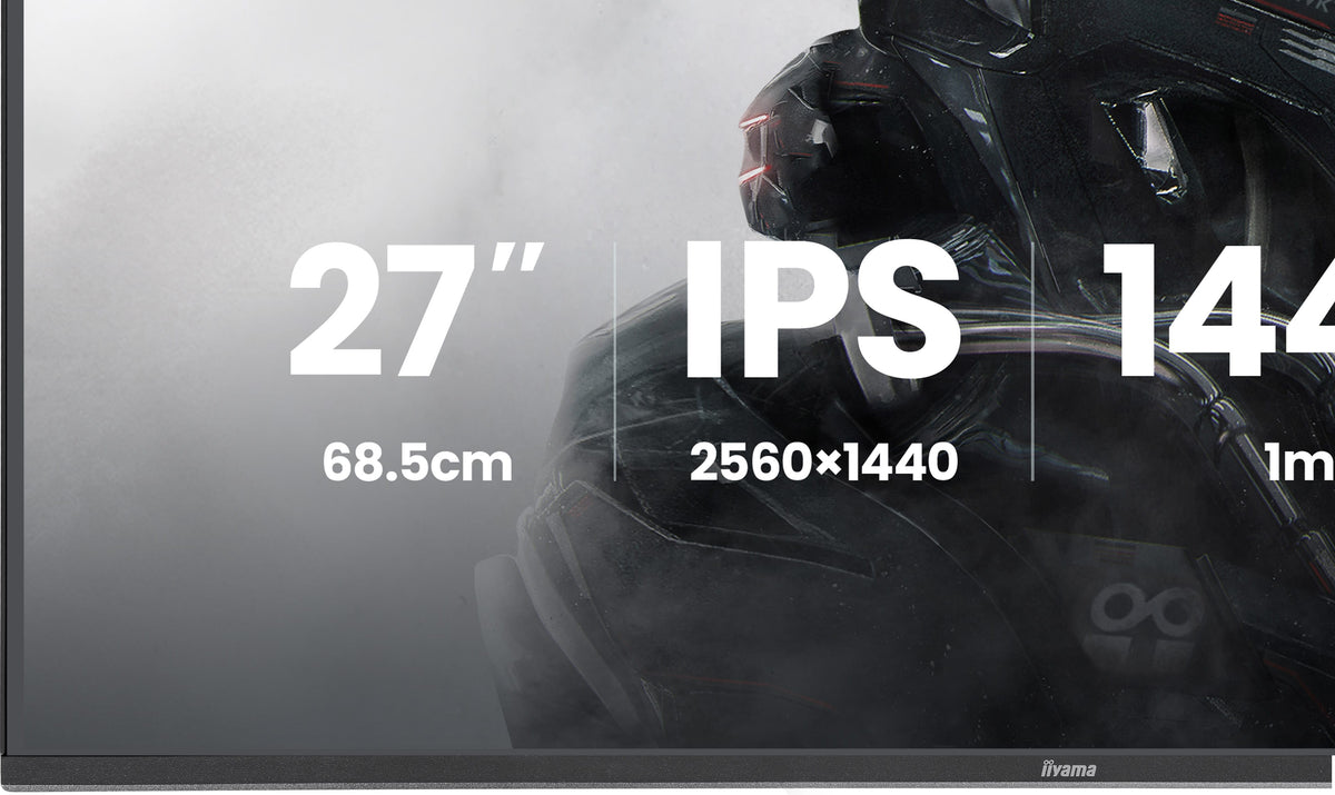 iiyama G-MASTER GB2741QSU-B1 Computerbildschirm 68,6 cm (27") 2560 x 1440 Pixel 4K Ultra HD LED Schwarz