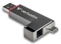 Verbatim Dual QuickStick USB-Stick 512 GB USB Type-A / USB Type-C 3.2 Gen 1 (3.1 Gen 1) Grau